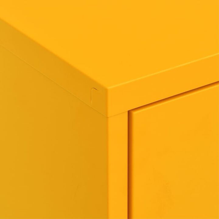 vidaXL Storage Cabinet 31.5"x13.8"x40" Steel