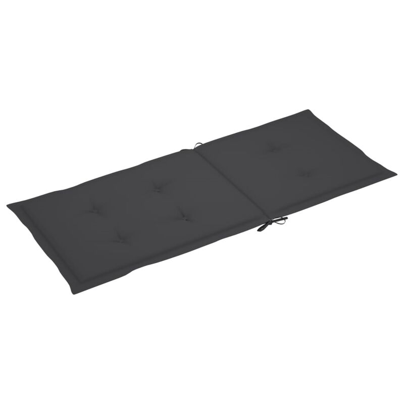 vidaXL Garden Chair Cushions 6 pcs Anthracite 47.2"x19.7"x1.6"