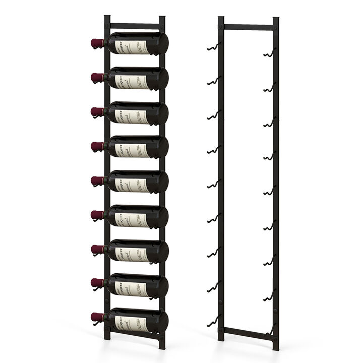 Rust proof Wall Mounted Wine Rack for 6/9/12 Bottles
