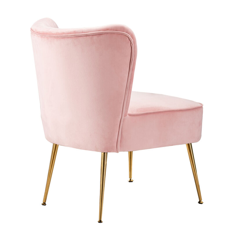 WestinTrends 22" Wide Tufted Velvet Accent Chair