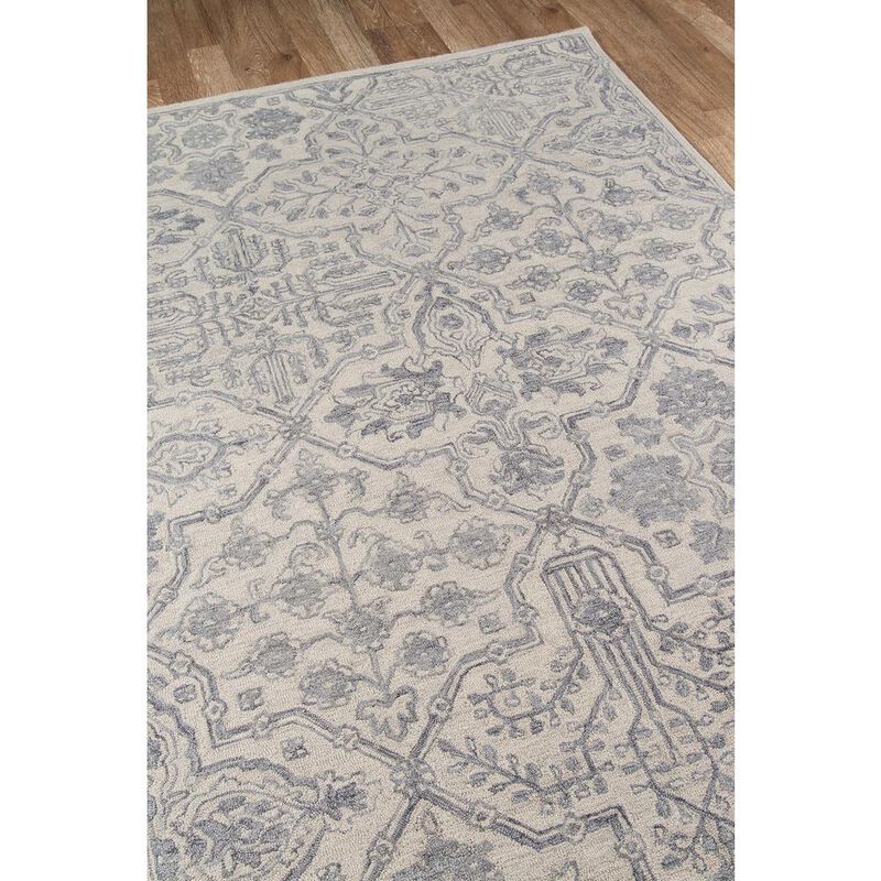 Momeni Traditional Rectangle Area Rug, Grey, 7'6 X 9'6