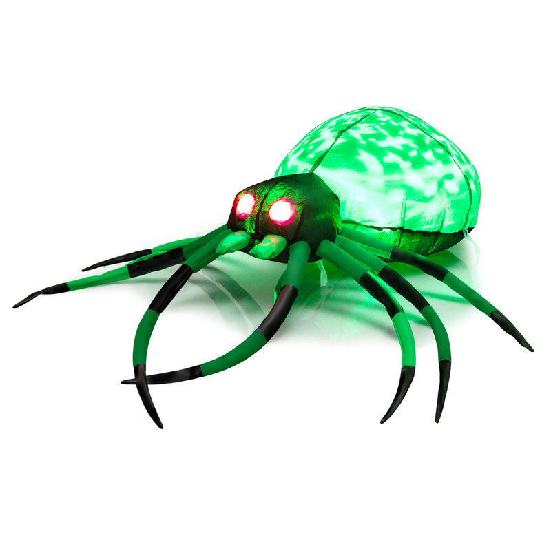 Halloween Inflatable Creepy Spider – Spooky Outdoor Decoration for Yard or Garden