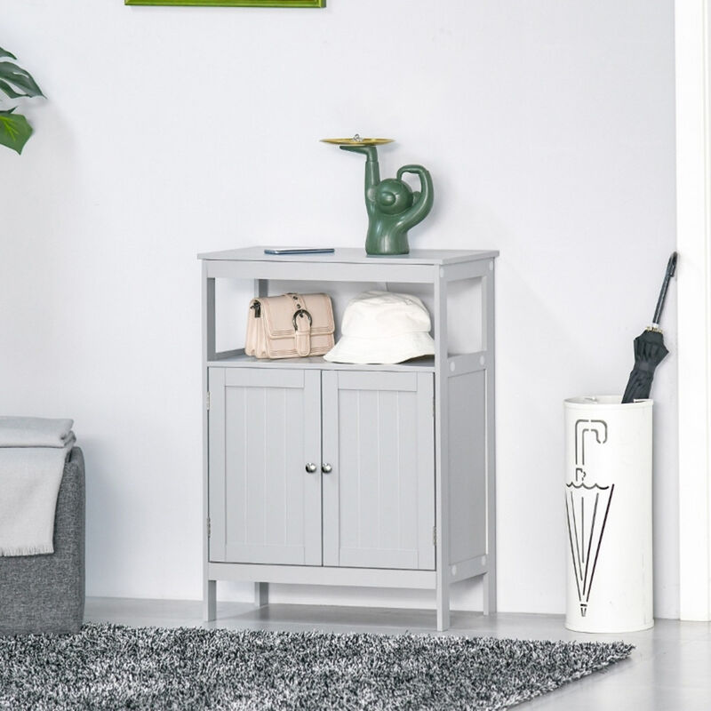Bathroom Storage Cabinet with Shelves & Doors for Stylish & Functional Organization