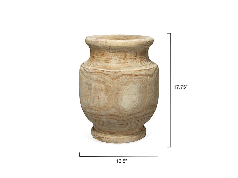 Laguna Wooden Vase