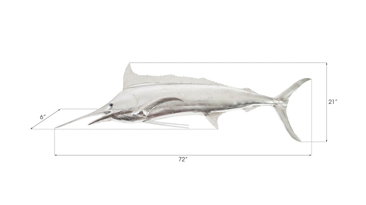 Blue Marlin Wall Sculpture