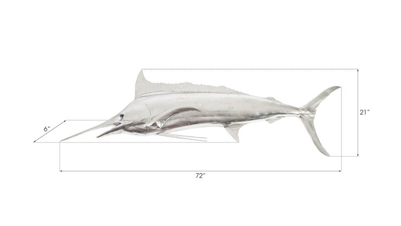 Blue Marlin Wall Sculpture