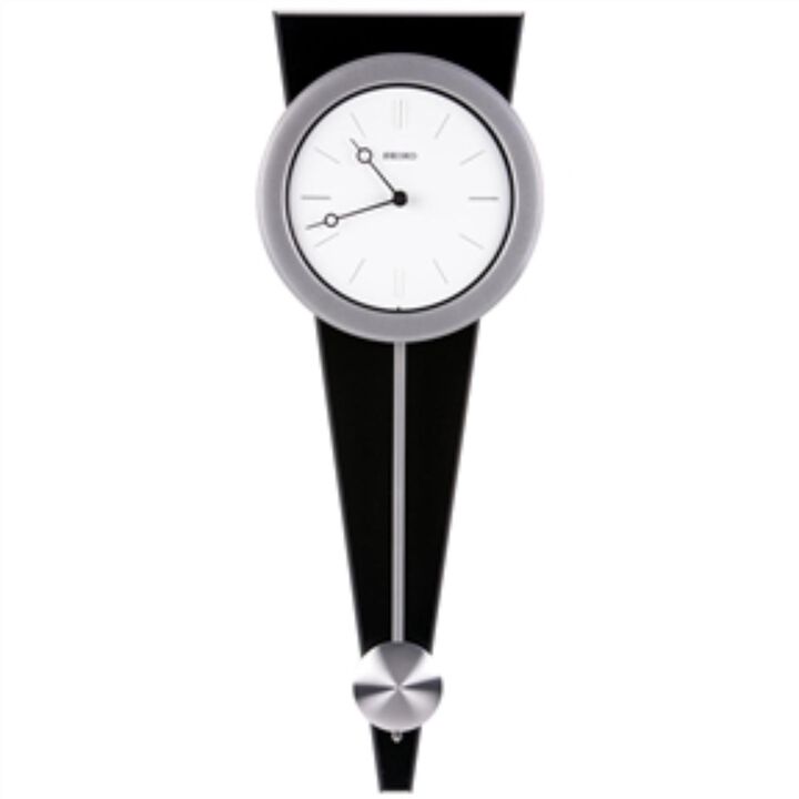 Hivvago Contemporary Wall Clock with Functional Pendulum Design