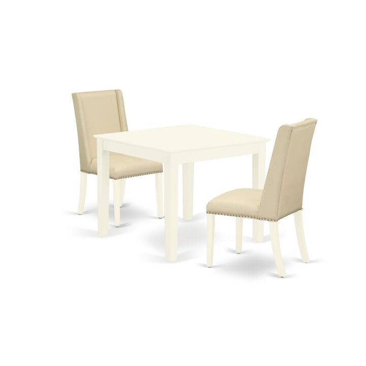 Dining Room Set Linen White