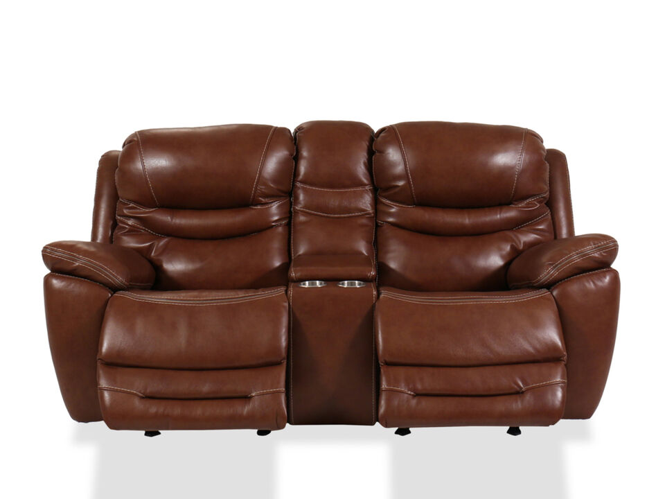 Chestnut Glider Loveseat