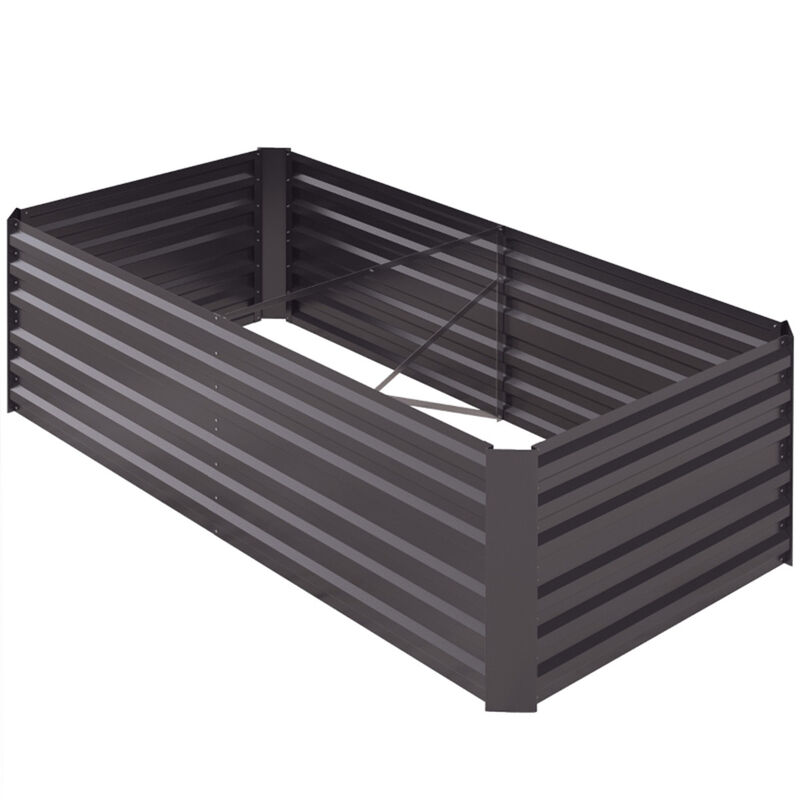 Wooden Raised Garden Bed Planter Box for Flowers and Vegetables