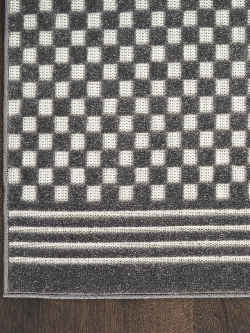 Care Free CAF02 Gray 7'10" x 9'10" Rug