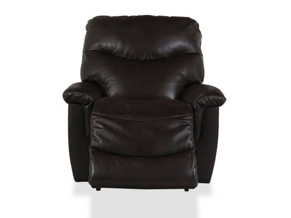 Brown La-Z-Boy leather recliner