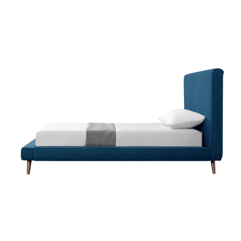 Loft Lyfe Eliezer Linen Upholstered Platform Bed