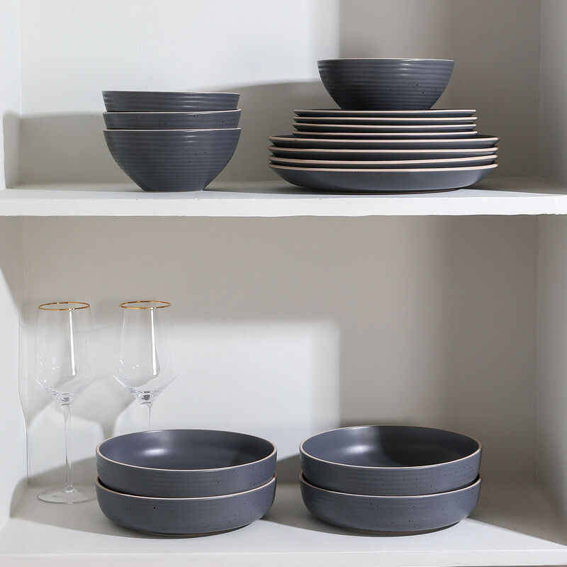 Stone Lain Lauren Stoneware 16 Piece Dinnerware Set