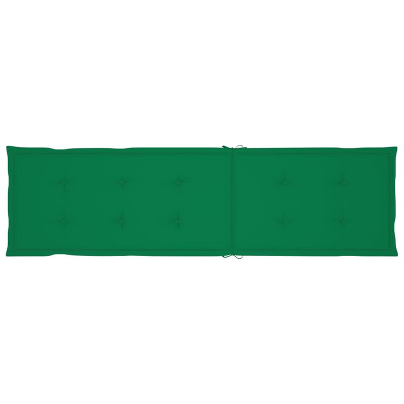 vidaXL Deck Chair Cushion Green (29.5"+41.3")x19.7"x1.6"