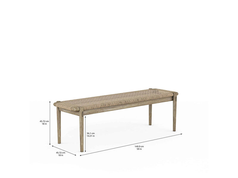 Frame Woven Bench
