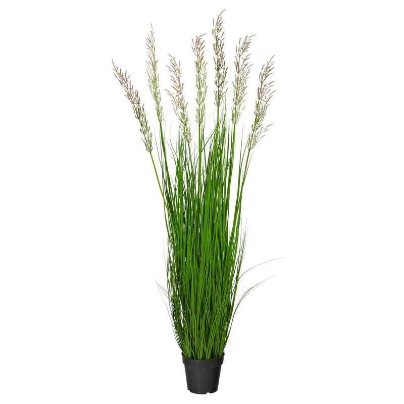 Hivvago 4.5" Plum Grass Artificial Plant