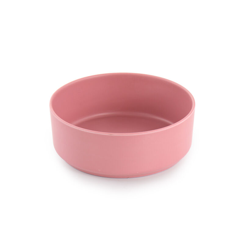 Gibson Home Canyon Crest 12 Piece Round Melamine Dinnerware Set in Pink