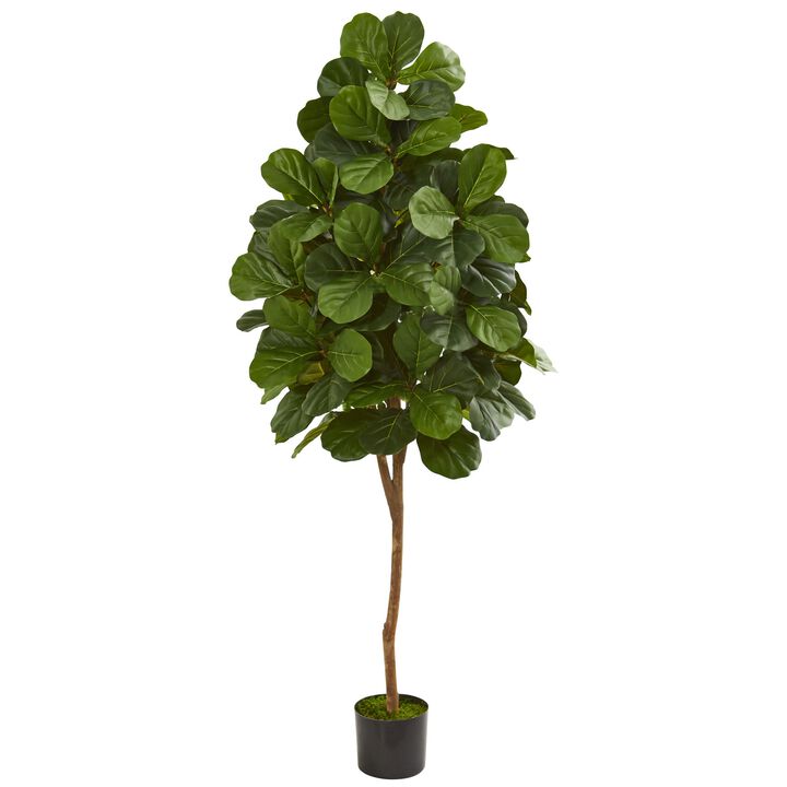 Hivvago 6 Feet Fiddle Leaf Fig Artificial Tree