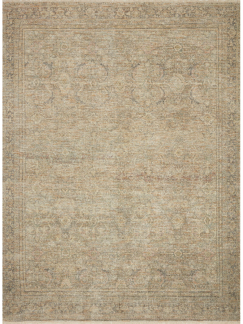 Priya PRY03 Olive/Graphite 3'6" x 5'6" Rug