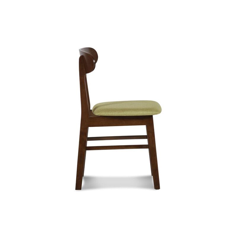 New Classic Furniture Furniture Morocco Dining Chair with Cushion- Set of 2- Green