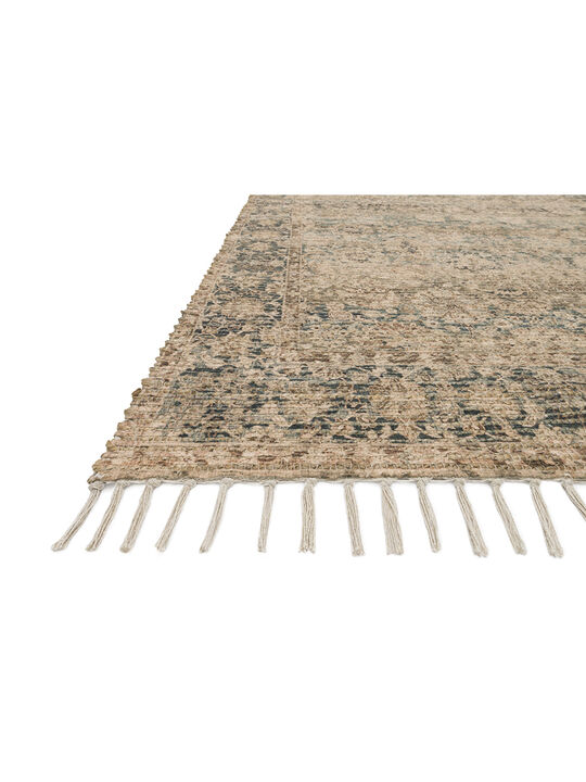 Cornelia COR01 Natural/Teal 2'3" x 3'9" Rug