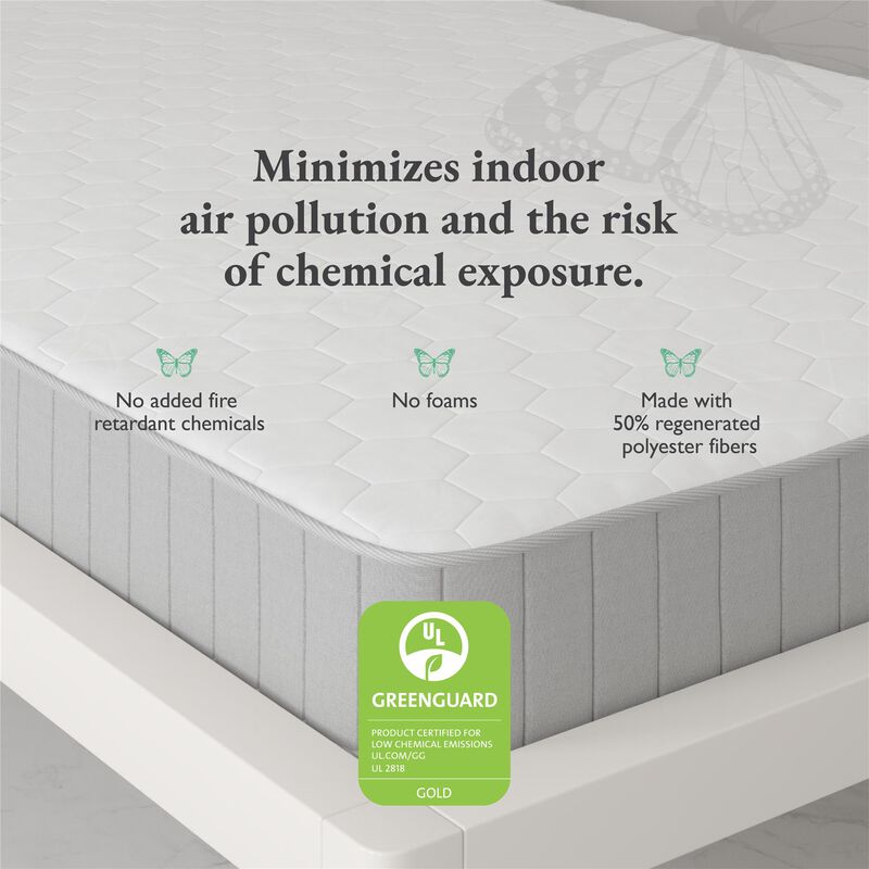 Little Seeds Moonglow 6 Inch Reversible Innerspring Mattress in a Box