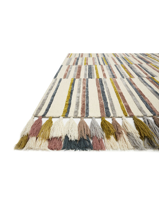 Jamila JAA02 Ivory/Multi 7'9" x 9'9" Rug