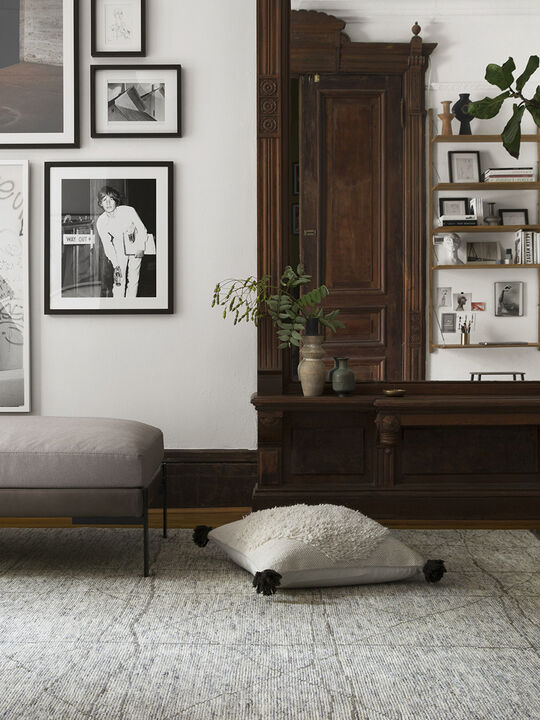 Odyssey OD02 Slate/Grey 18" x 18" Sample Rug