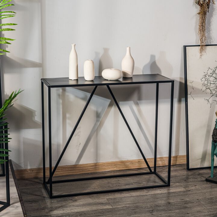 Modern Industrial Design Console Table