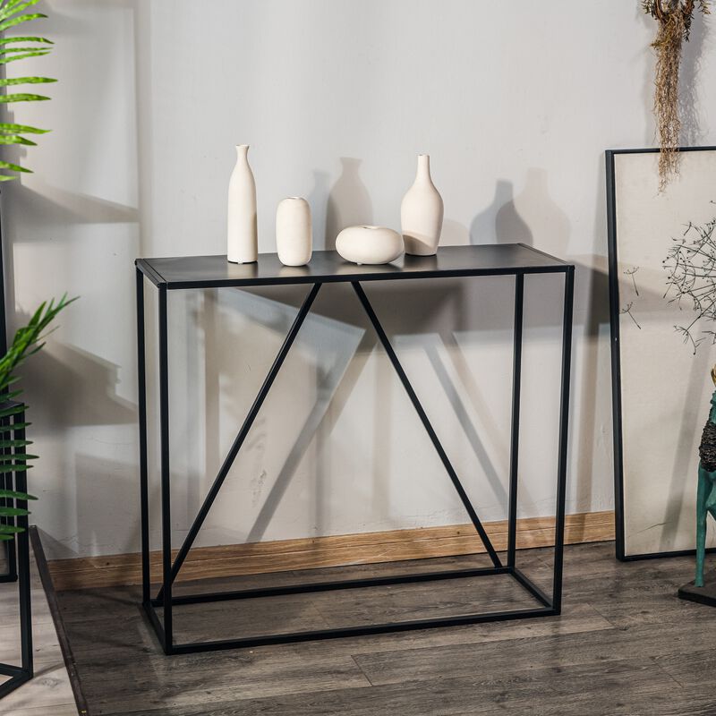 Modern Industrial Design Console Table