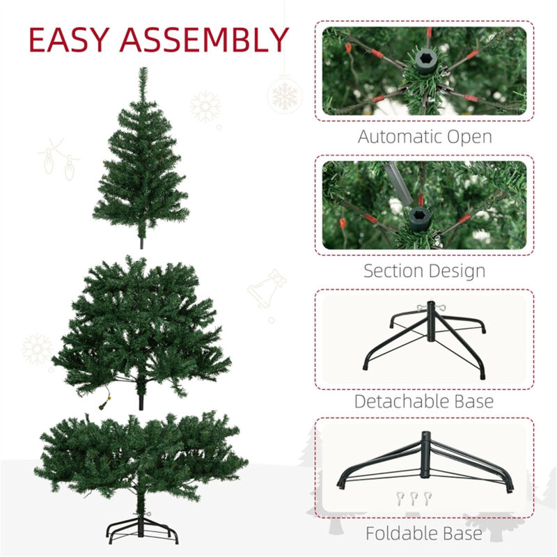 Artificial Christmas Tree Full & Realistic Holiday Décor for Home & Office