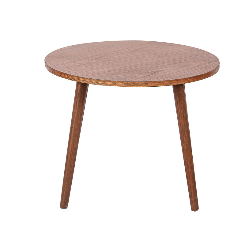 Table Appoint End of Sofa Wooden Round Furniture
