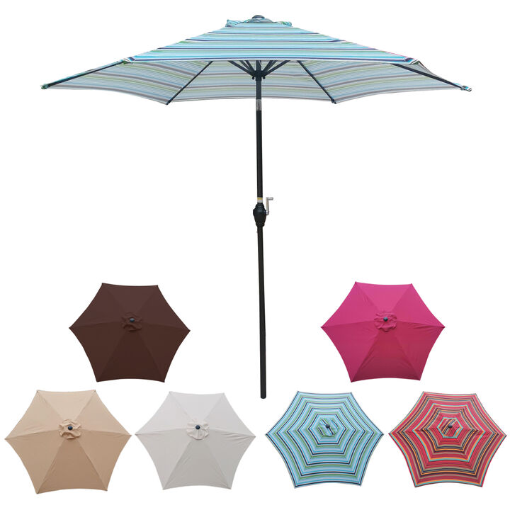 9FT Umbrella Stripes