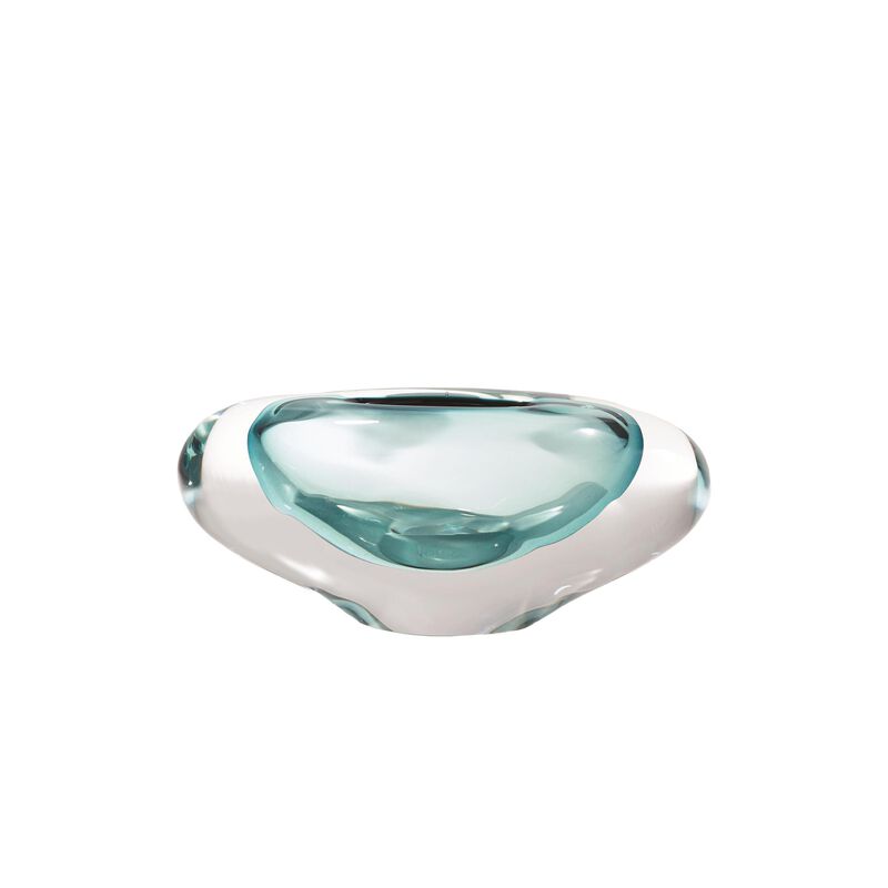 Abstract Azure Bean Vase
