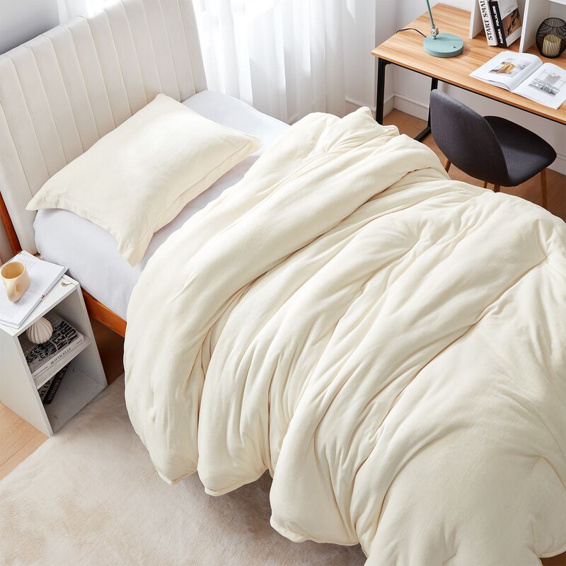 Now You're Cookin' - Coma Inducer® Oversized Comforter - White Clay (Kiln Oven)