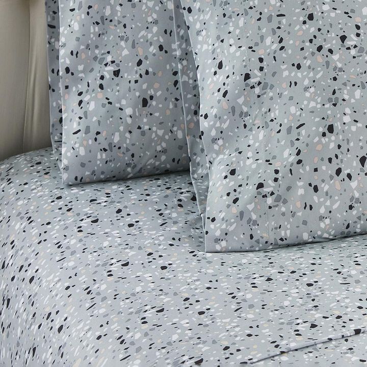 Micro Flannel Printed Deep-Pocket Sheet Set