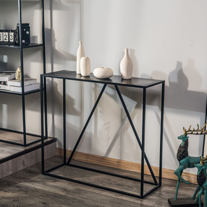 Modern Industrial Design Console Table