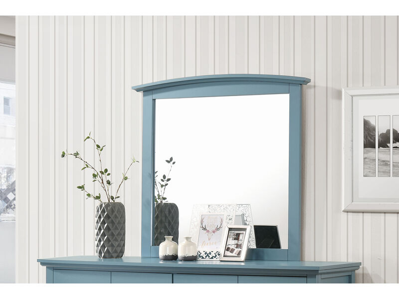 37 in. x 35 in. Classic Rectangle Framed Dresser Mirror
