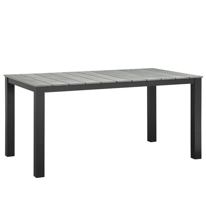 Junction 7 Piece Outdoor Patio Dining Set - Brown White