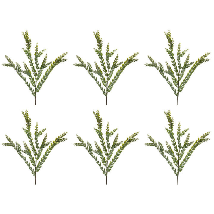 Set of 6 Knife Blade Eucalyptus Sprays for Rustic and Modern Floral Arrangements