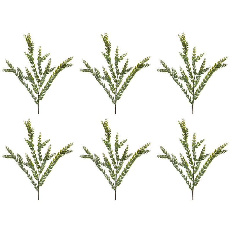 Set of 6 Knife Blade Eucalyptus Sprays for Rustic and Modern Floral Arrangements
