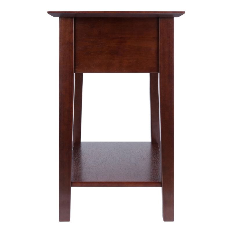 Winsome Wood Shaker Accent Table, Antique Walnut
