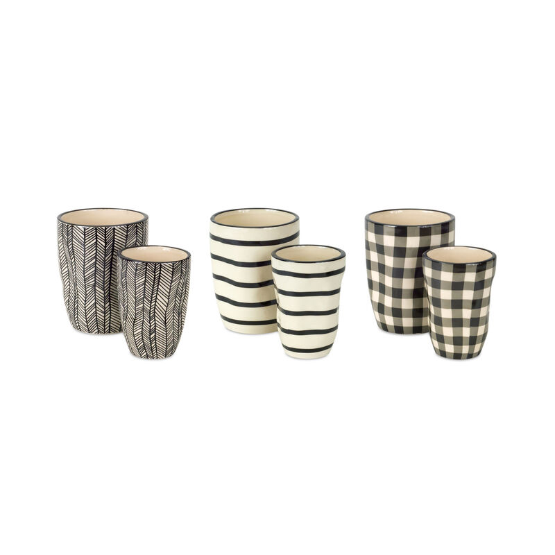 Vase (Set of 6) – Elegant Decorative Vases for Home Decor and Flower Display