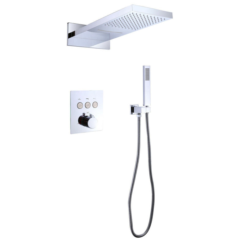 Dual Shower Heads and Handheld with Valve
