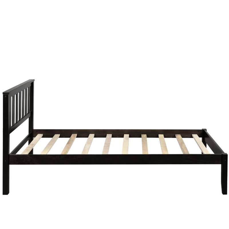Merax Wood Platform Bed with Headboard