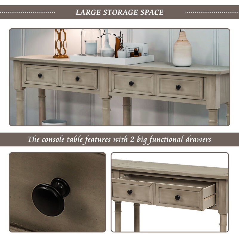 Merax Console Table Sofa Table