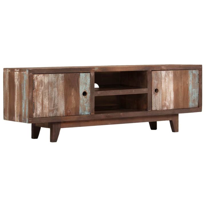 vidaXL TV Cabinet Solid Acacia Wood Vintage 46.5"x11.8"x15.7"
