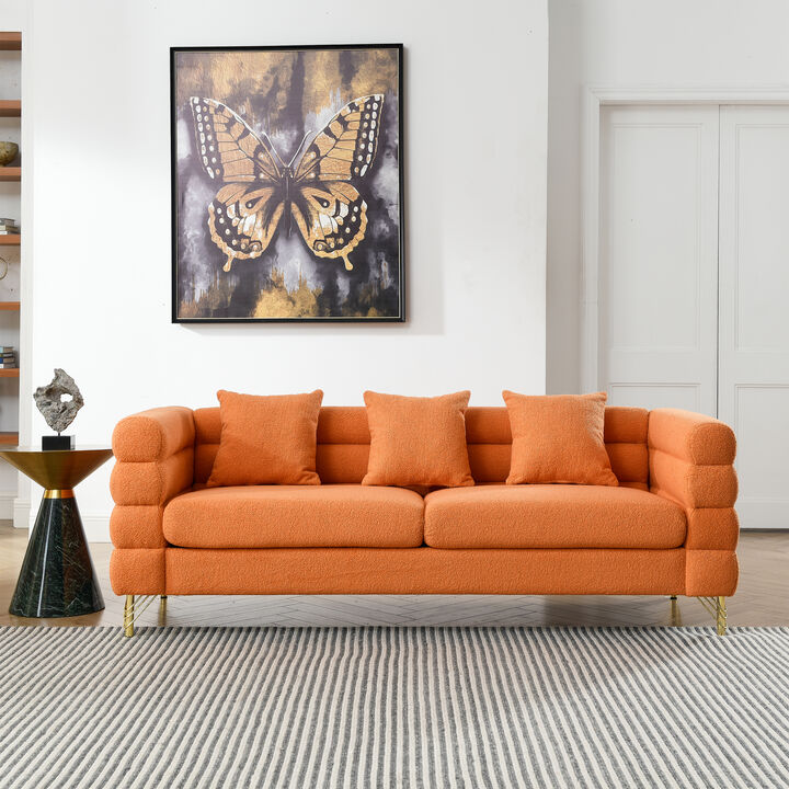 Merax 3-Seater Fabric Sectional Sofa for Living Room