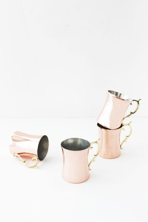 Coppermill Kitchen Vintage Inspired Cocktail Mug Set/4